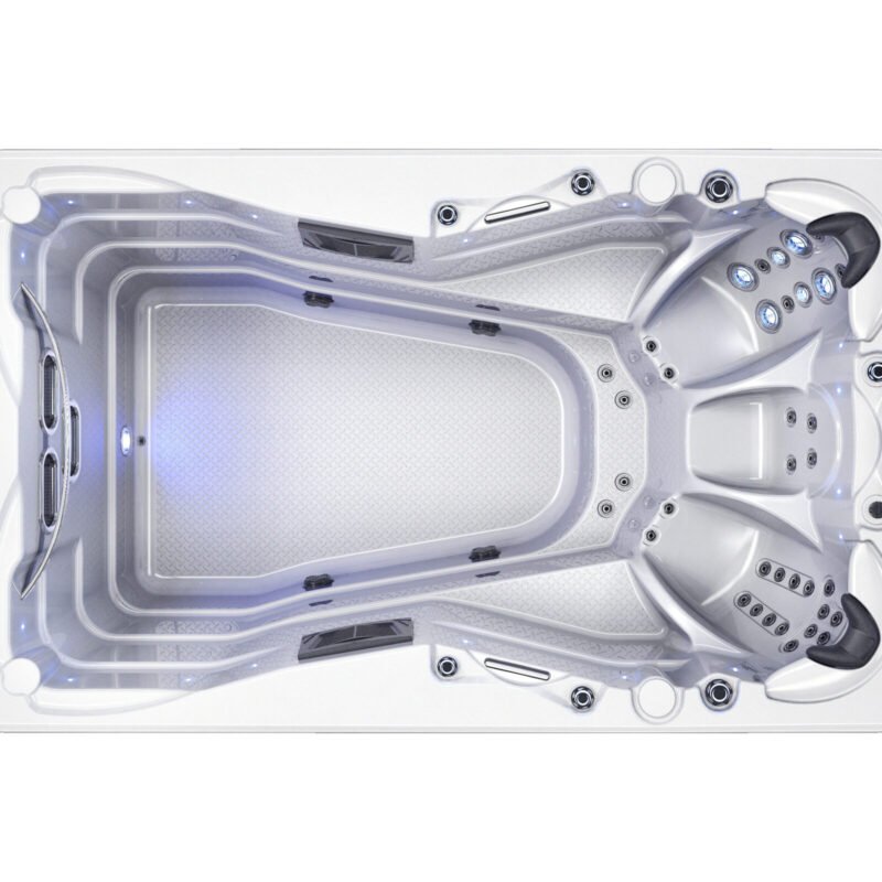 spa vonios 3 vietų sūkurinė vonia swim spa zr6801